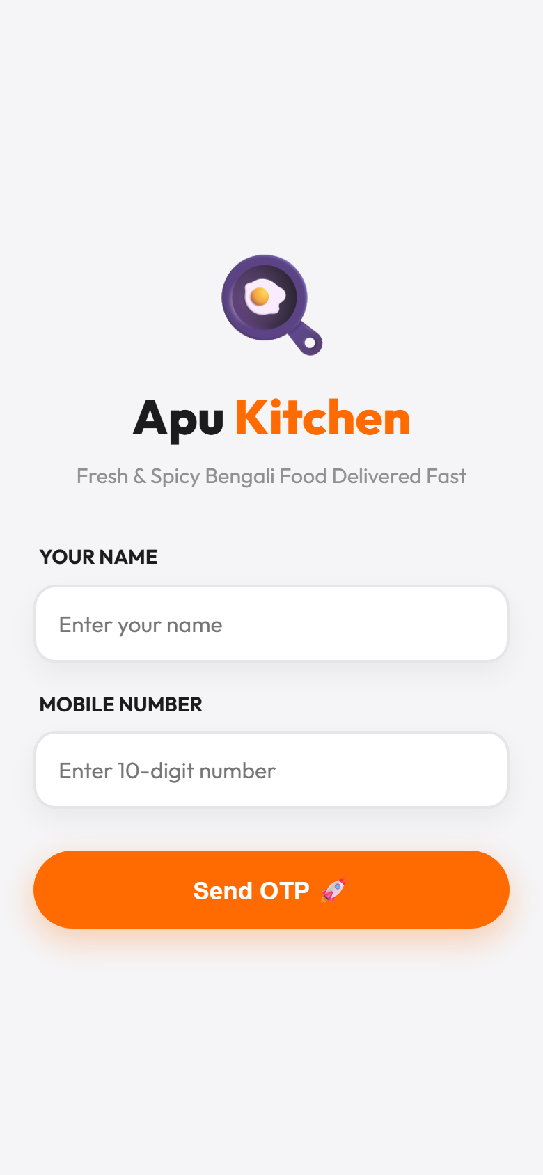 Cloud Kitchen & Food Ordering